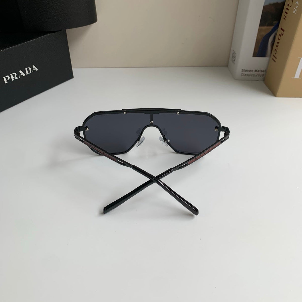 Prada Oversized Black Lens Sunglasses for Men & Women - 415778 - detail image 7