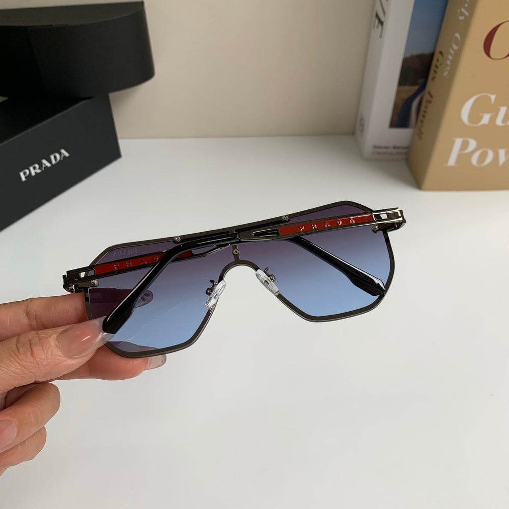 Prada Oversized Silver Lens Sunglasses for Men & Women - 487034 - detail image 8