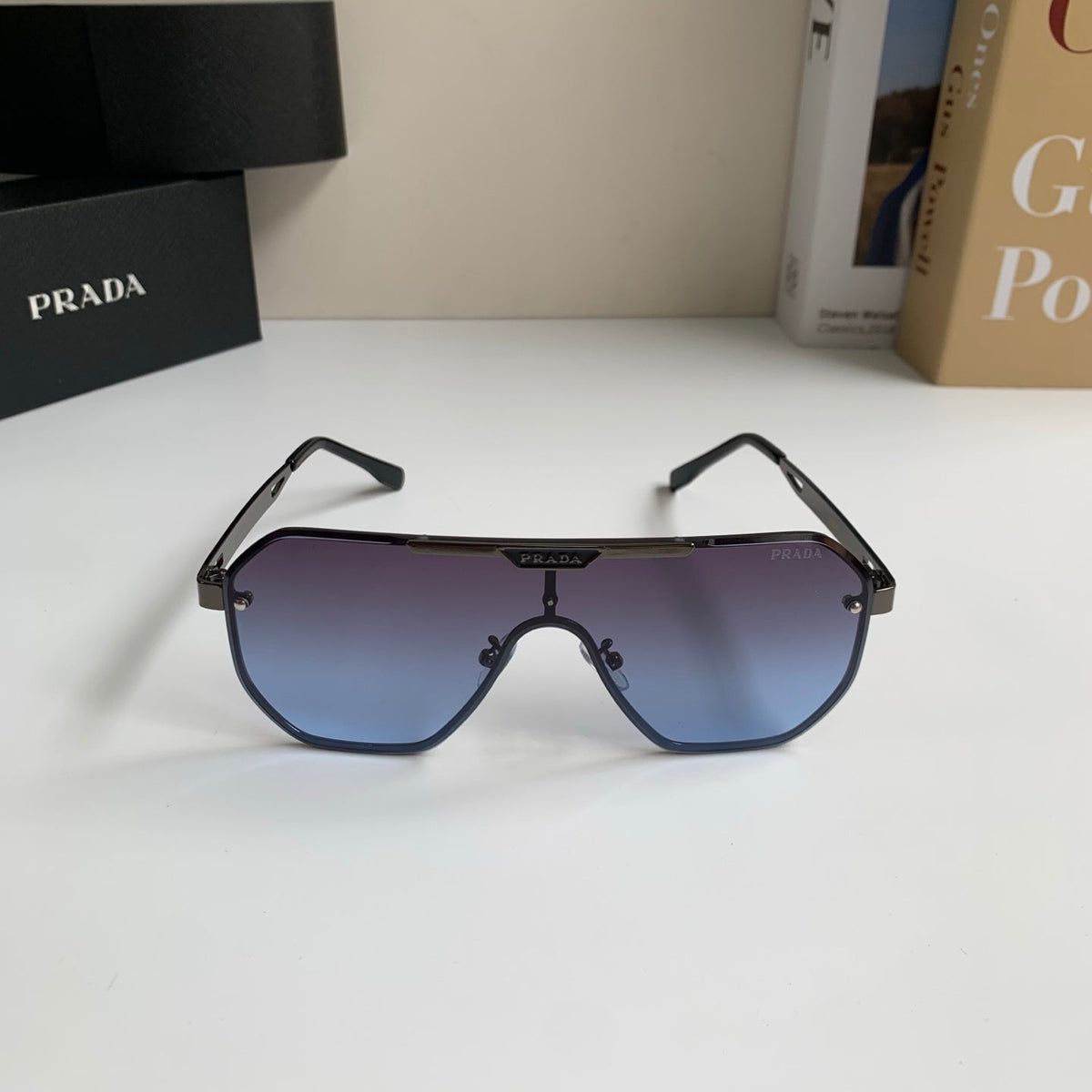 Prada Oversized Silver Lens Sunglasses for Men & Women - 415780 - detail image 3