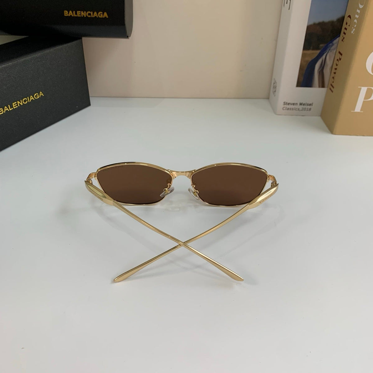 Balenciaga Fashion Brown Lens Sunglasses for Men & Women - 416097 - detail image 8