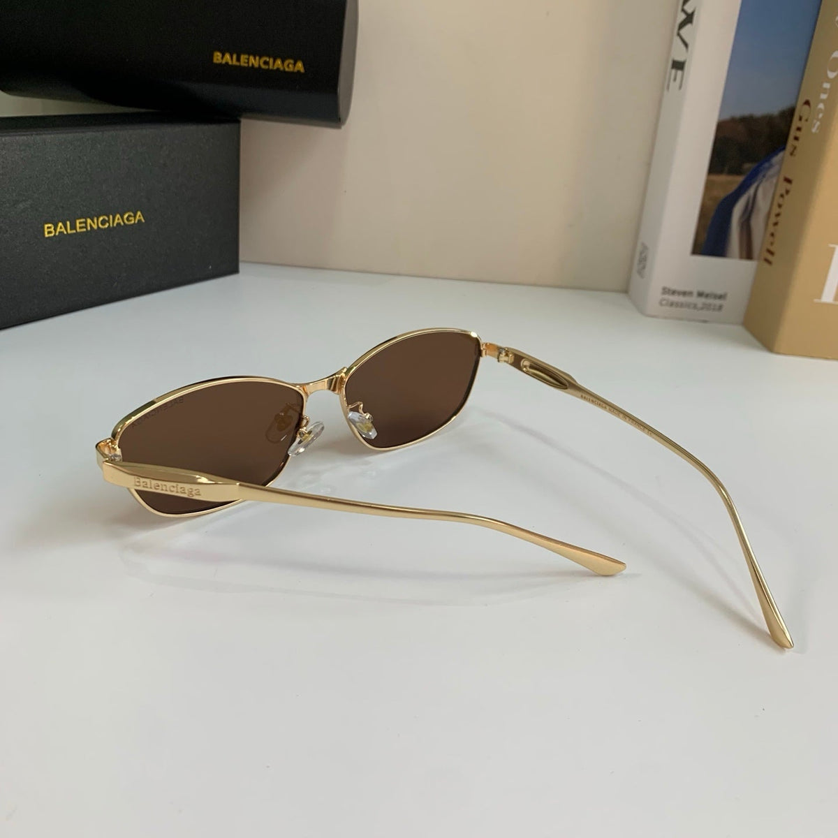Balenciaga Fashion Brown Lens Sunglasses for Men & Women - 416097 - detail image 7