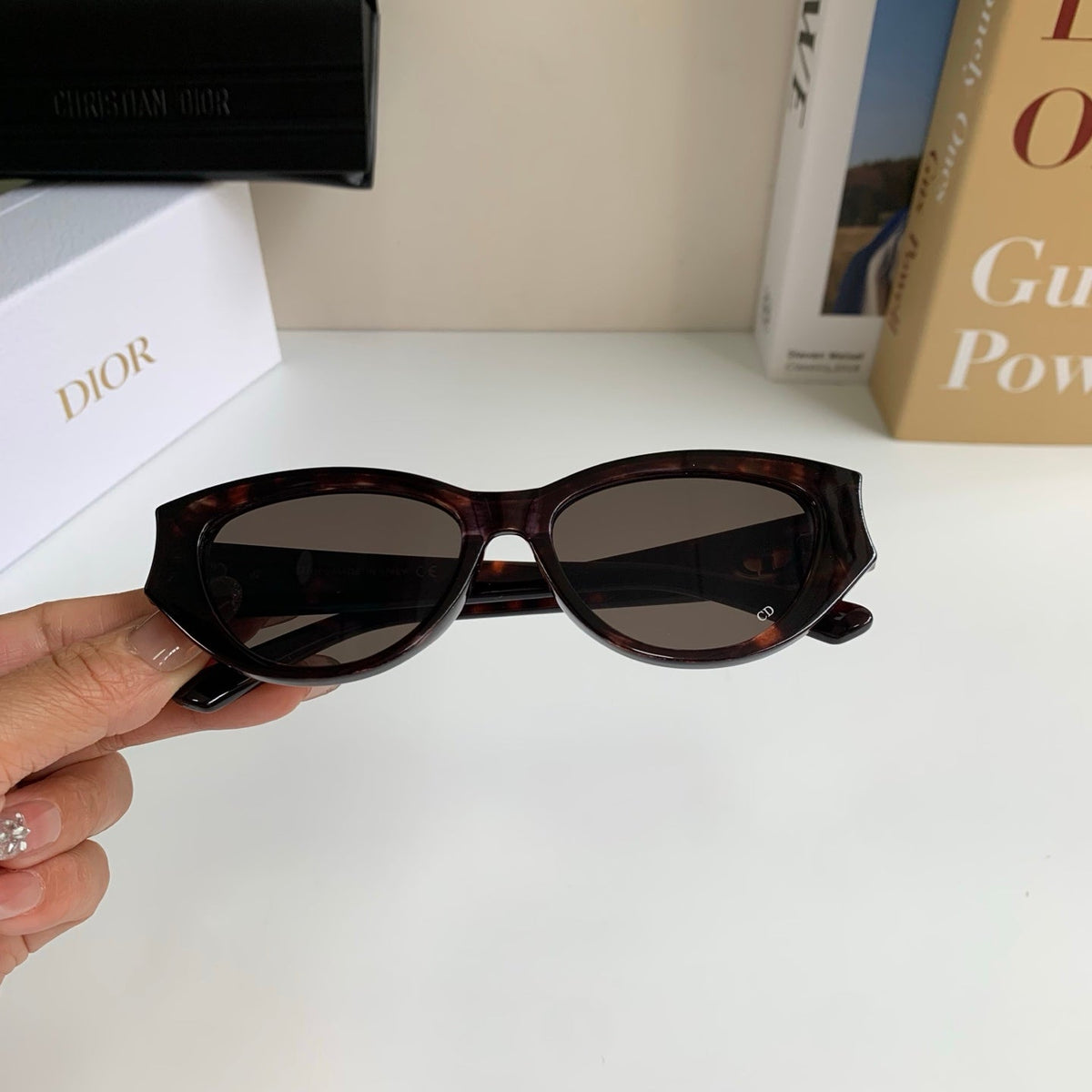 Dior Square Black Lens Sunglasses for Men & Women - 358176 - detail image 4