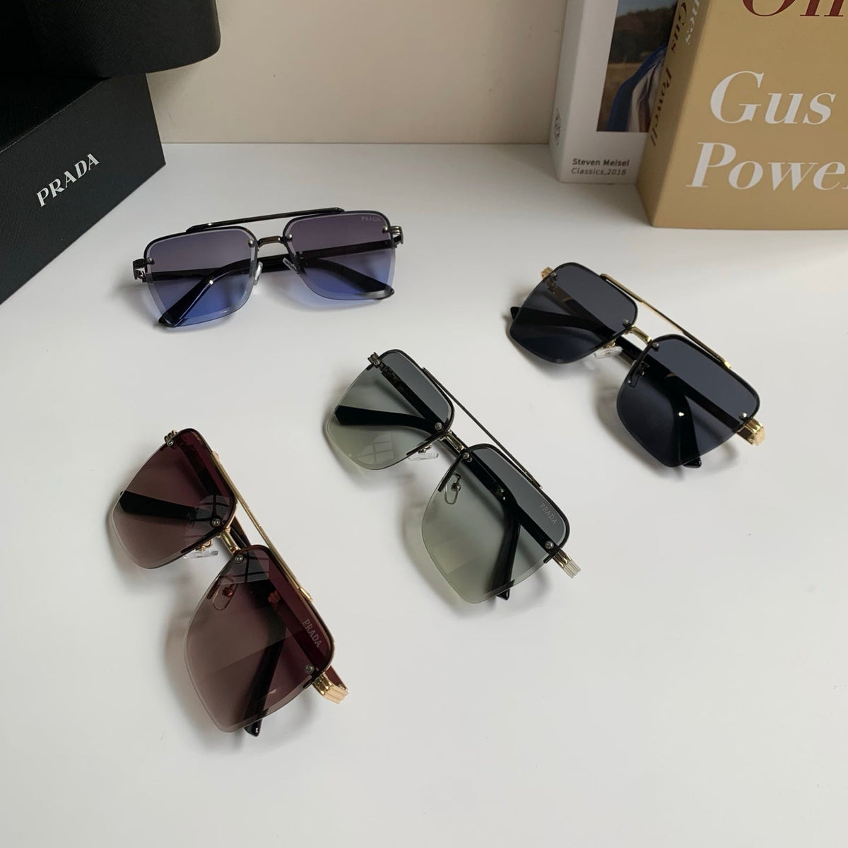 Prada Metal Fashion Silver Lens Sunglasses for Men & Women - 449366 - detail image 9