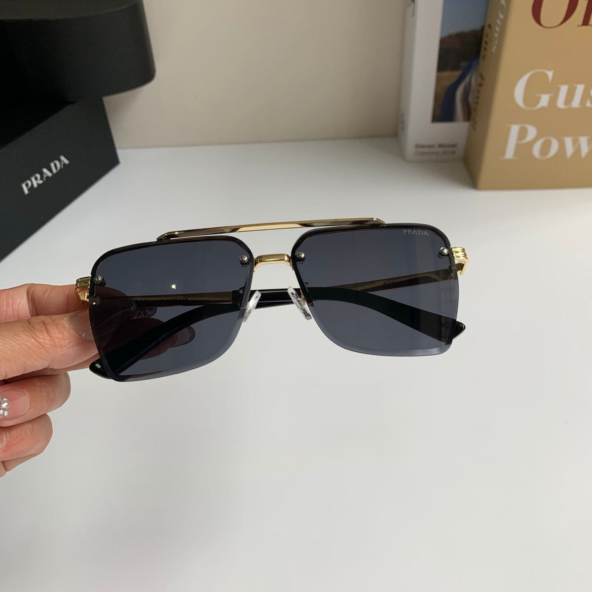 Prada Metal Fashion Silver Lens Sunglasses for Men & Women - 449369 - detail image 4