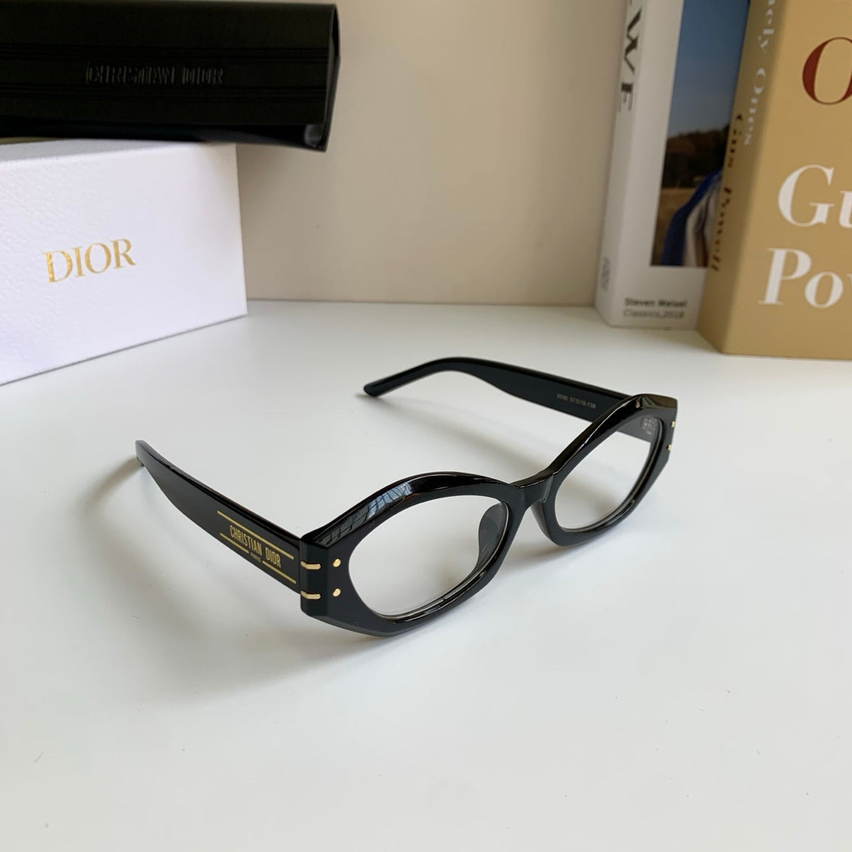 Dior Polarized Cat-Eye Silver Lens Sunglasses for Men & Women - 382463