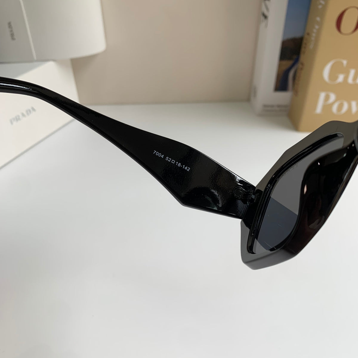 Prada Fashion Black Lens Sunglasses for Men & Women - 415688 - detail image 6