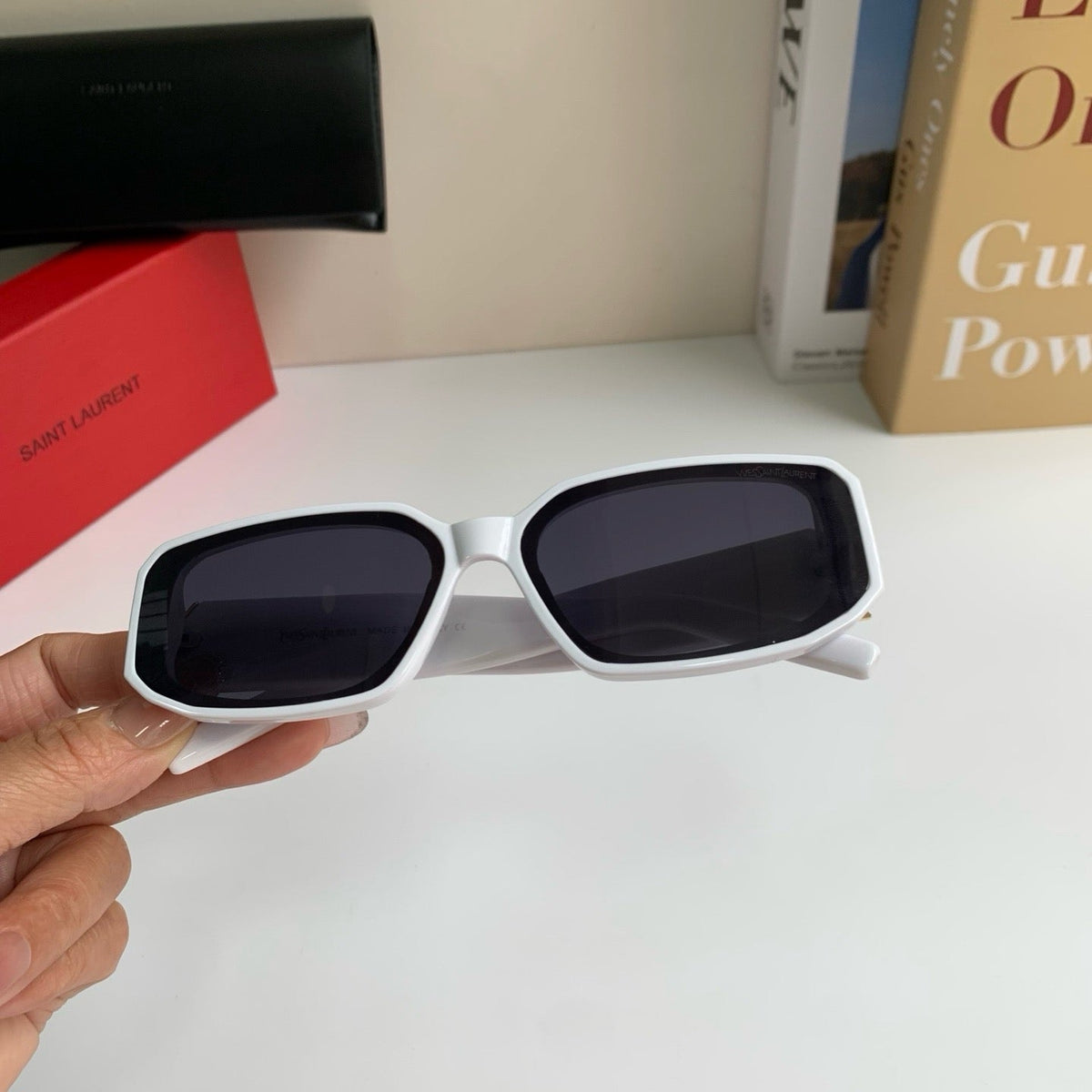 Saint Laurent Square Silver Lens Sunglasses for Men & Women - 449206 - detail image 4