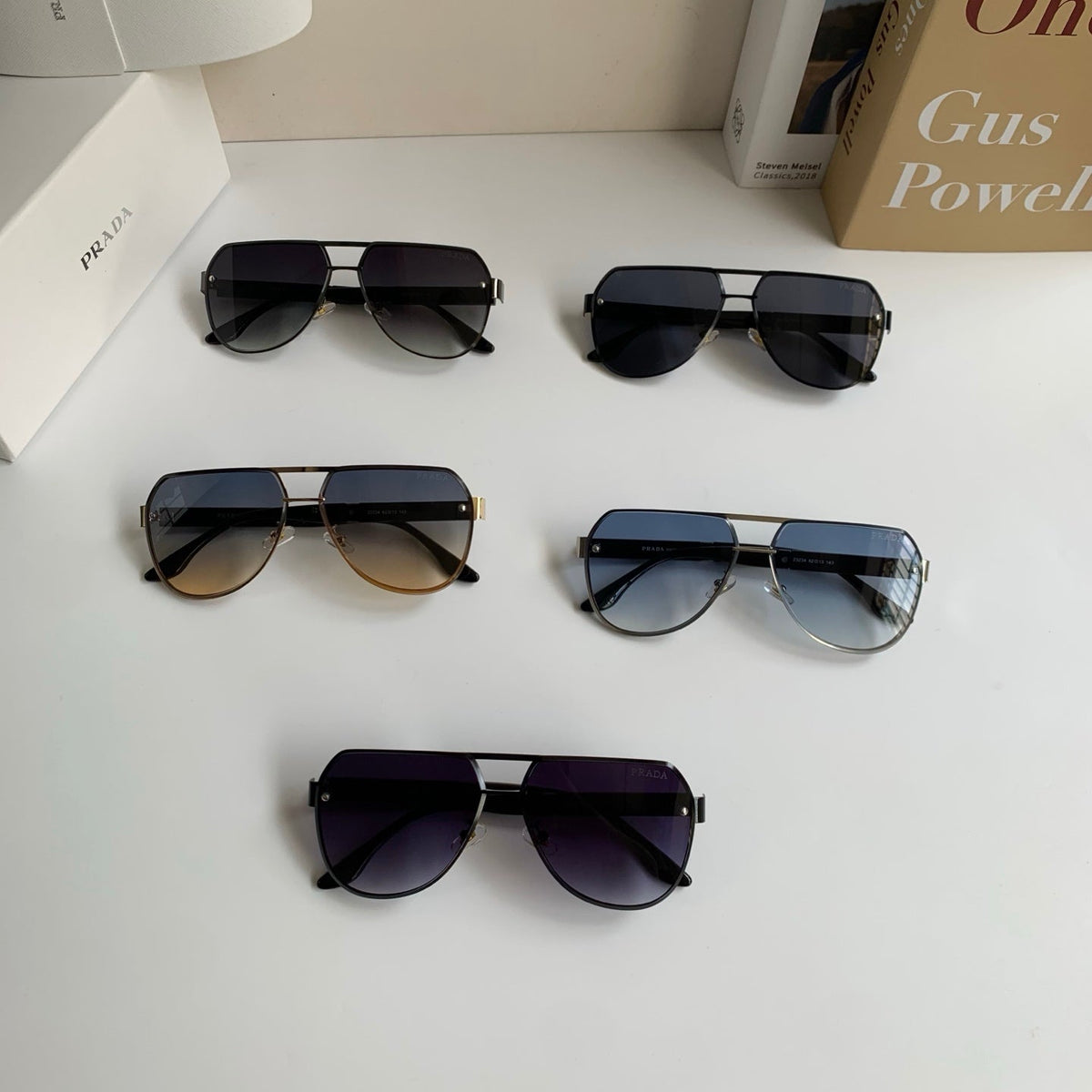 Prada Metal Aviator Silver Lens Sunglasses for Men & Women - 398879 - detail image 10