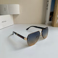 Prada Metal Aviator Silver Lens Sunglasses for Men & Women - 487134