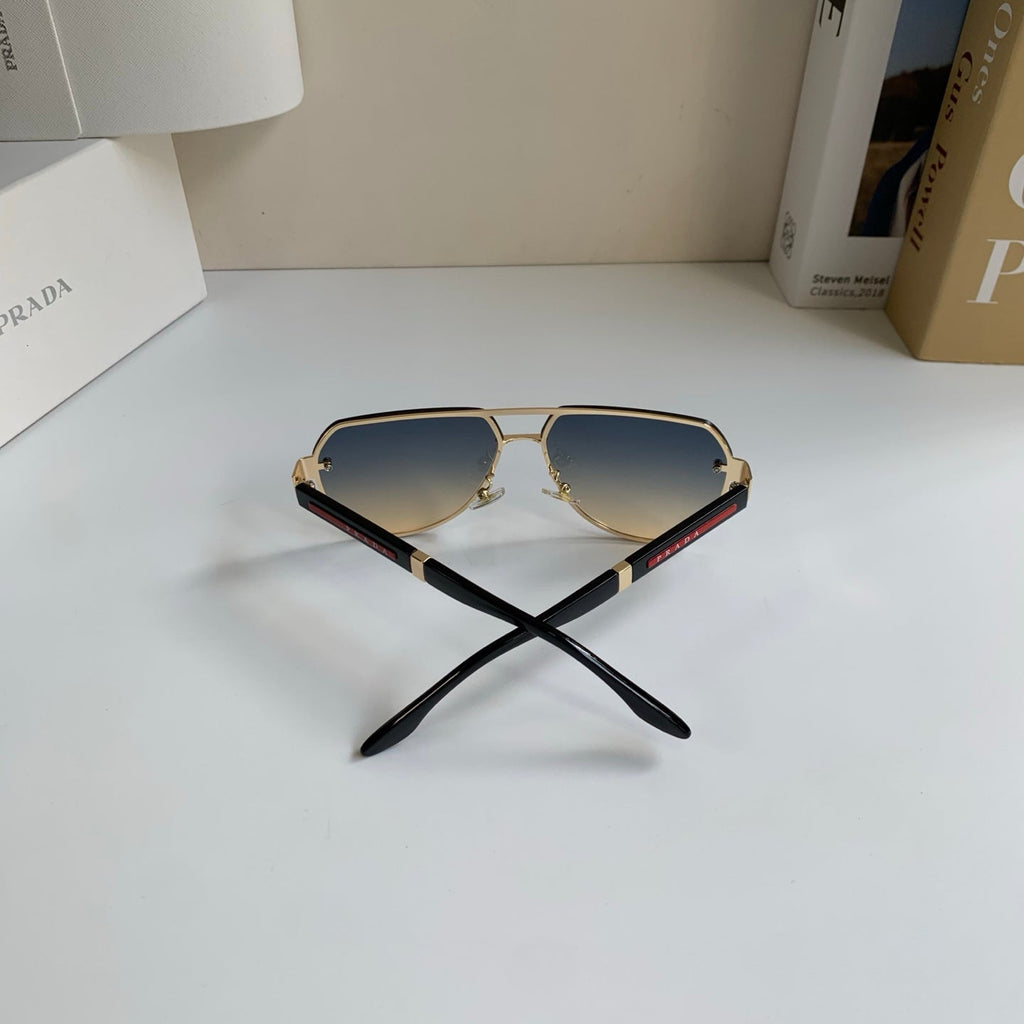 Prada Metal Aviator Silver Lens Sunglasses for Men & Women - 398883 - detail image 8